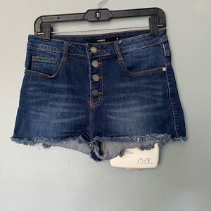Harper button fly Cut Off Jean Shorts 28
